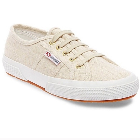 superga linen sneakers